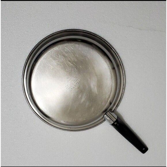 Vintage EKCO FLINT 10" Stainless Steel Skillet Frying Pan No Lid - Picture 7 of 9
